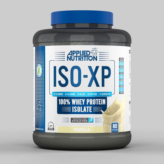 Applied Nutrition Iso-XP Molkeproteinisolate Isolate Eiweiß Protein Muskelaufbau 2kg Pack (Vanille )