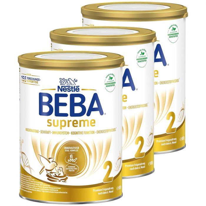 Nestlé BEBA SUPREME 2 Folgemilch (3 x 800g)