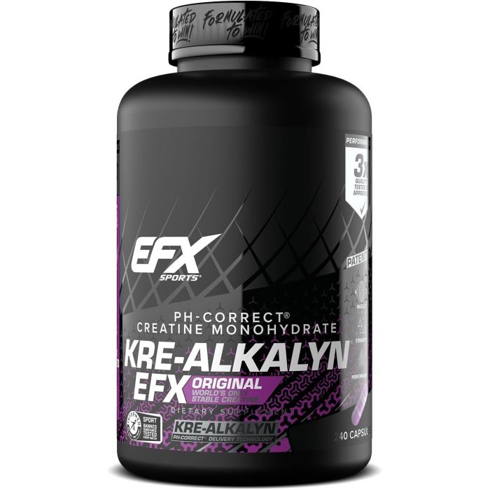 EFX Kre-Alkalyn - 240 Kreatin Kapseln (120 Portionen pro Behälter) (1 x 240 Kapseln)