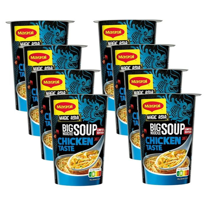 MAGGI Magic Asia Big Noodle Soup Chicken Taste (8 x 78g)