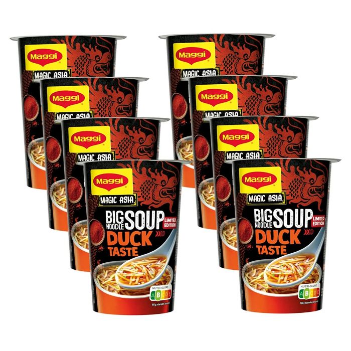 Instant Nudel-Suppe, asiatisch gewürzt, Geschmack Ente (8 x 78g)