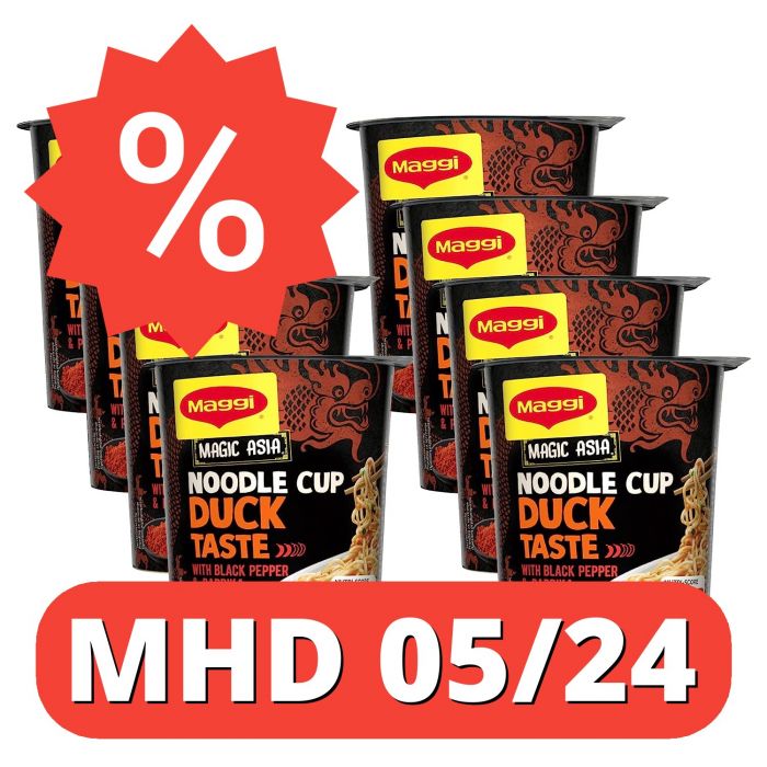 MAGGI Magic Asia Noodle Cup Duck (8 x 63g) [MHD 08/24]