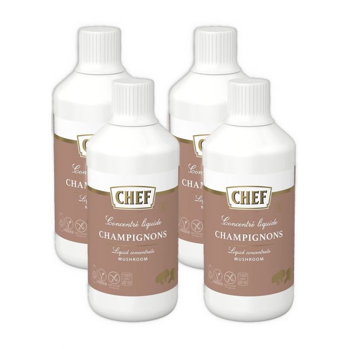 CHEF Flüssiges Konzentrat Pilz (4 x 980ml)