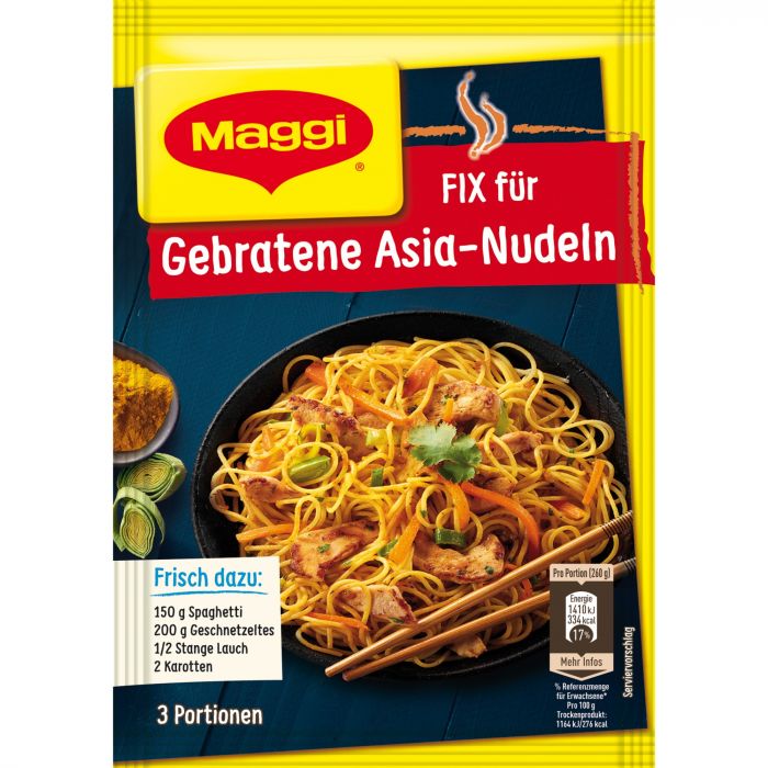 MAGGI Fix für Gebratene Asia Nudeln (20 x26g)