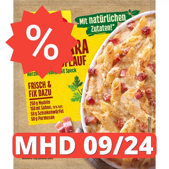 MAGGI Fix Carbonara Nudel-Auflauf (20 x 37g) [MHD 09/24]