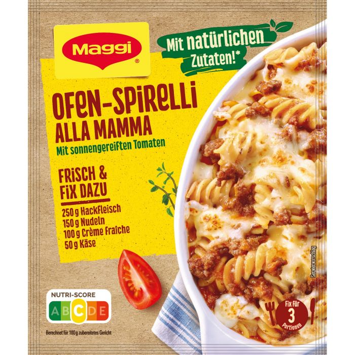 MAGGI Pasta Fix Ofen Spirelli alla mamma (1 x 43g)