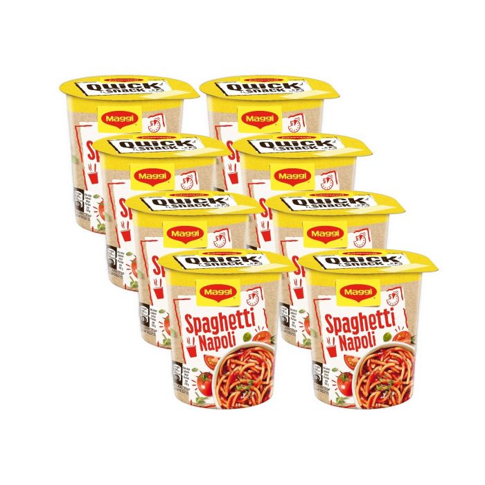 MAGGI QUICK SNACK Pasta Spaghetti Napoli (8 x 57g)