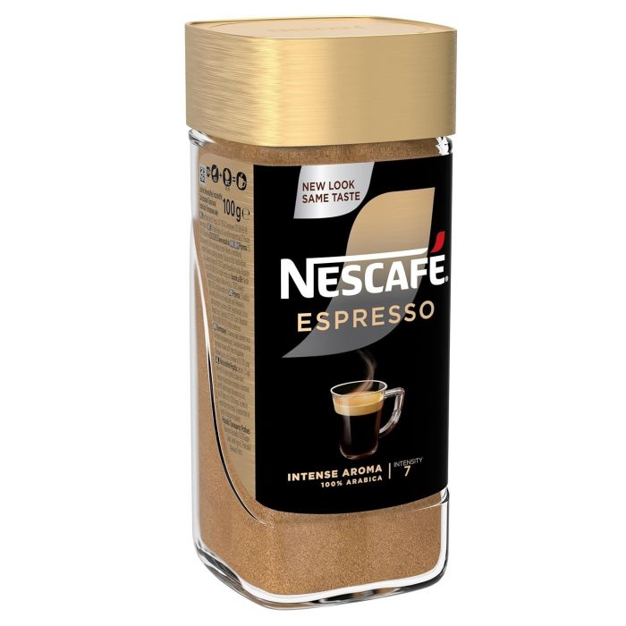 NESCAFÉ GOLD Typ Espresso, löslicher Instant-Espresso-Kaffee mit 100% feinen Arabica Kaffeebohnen (1 x 100g)