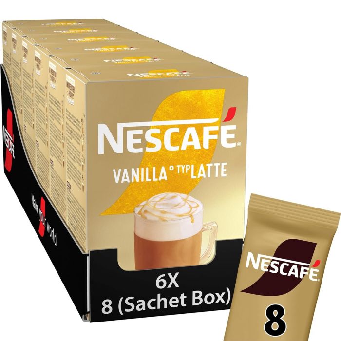 NESCAFÉ Gold Typ Latte Vanilla (6 x 8 x 18,5g)