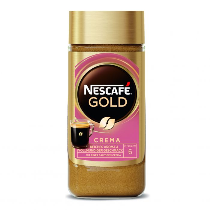 NESCAFÉ Gold Crema löslicher Bohnenkaffee, mit samitger Crema (1 x 200g)