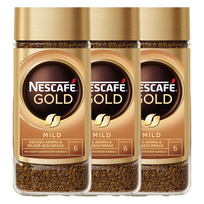 NESCAFÉ Gold Mild, löslicher Bohnenkaffee (3 x 200g)