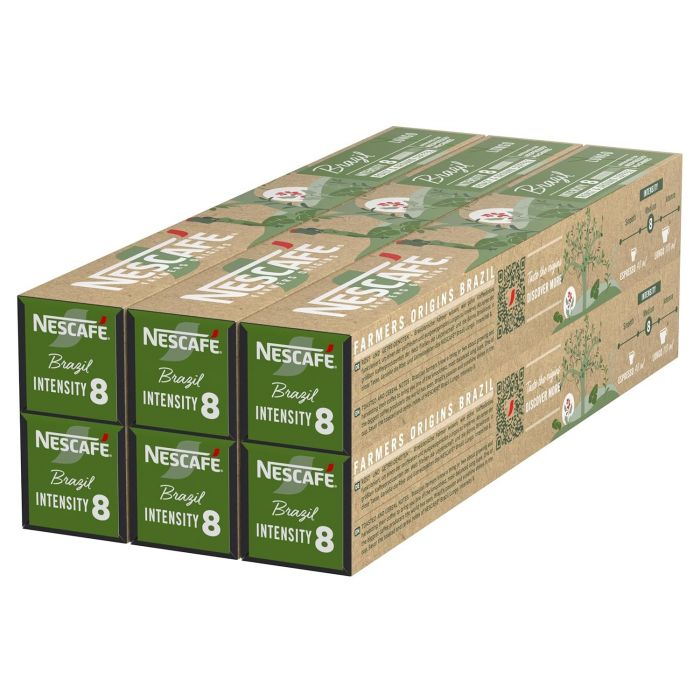 NESCAFÉ Farmers Origins Brazil Lungo für Nespresso (8 x 10 Kapseln)