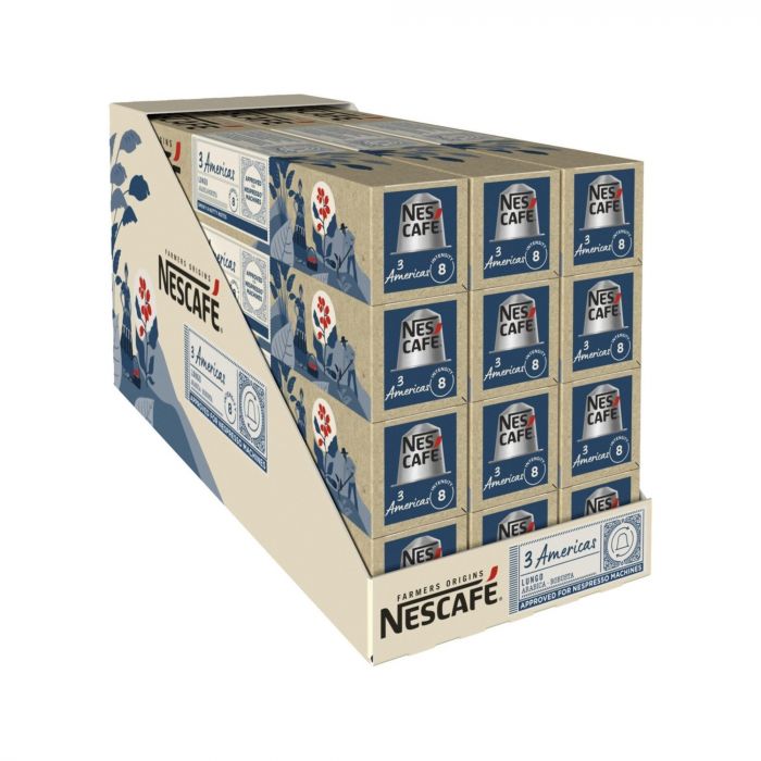 NESCAFÉ Farmers Origins 3 Americas Lungo für Nespresso (12 x 10 Kapseln)