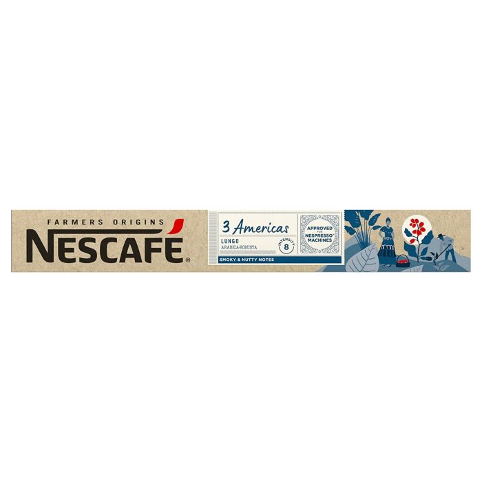 NESCAFÉ Farmers Origins 3 Americas Lungo für Nespresso (1 x 10 Kapseln)