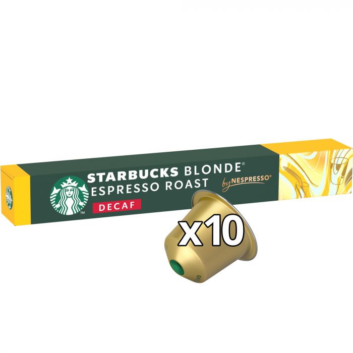 Starbucks Blonde Espresso Roast Entkoffeiniert für NESPRESSO (1 x 10 Kapseln)