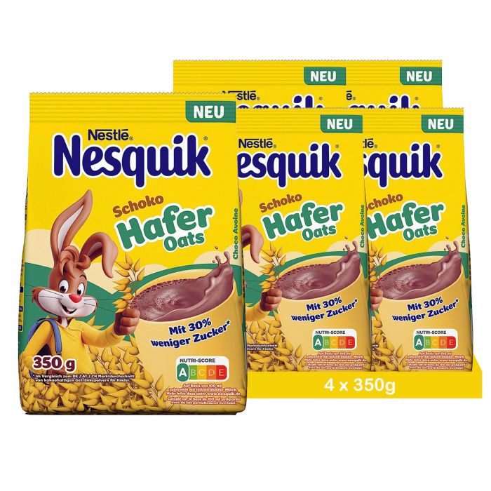 NESTLÉ NESQUIK Schoko Hafer (4 x 350g)