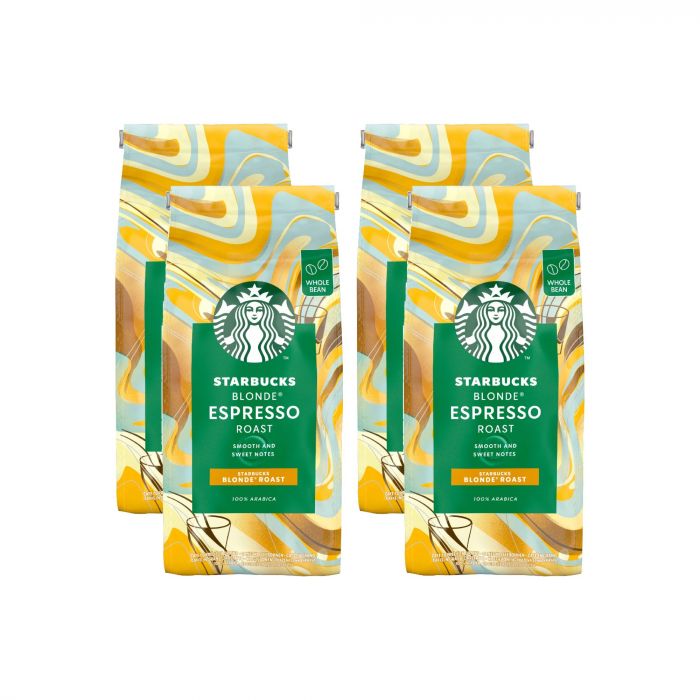 Starbucks Ganze Bohne Blonde Espresso Roast (4 x 450g)