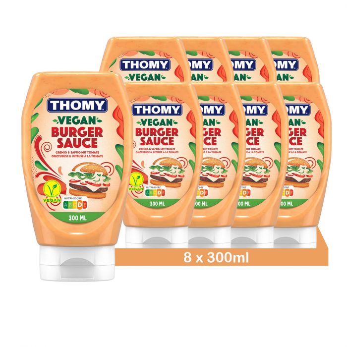 THOMY Vegane Burger Sauce | leckere Grill- und Burgersauce | perfekt zum Dippen und würzen