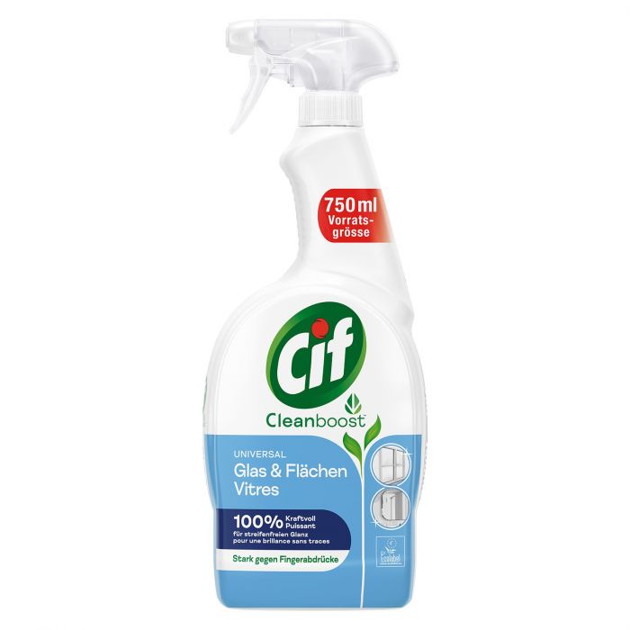 Cif Power & Shine, Glas und Flächen Reiniger, 750ml (1 x 750ml)