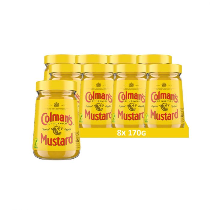 Colman's Original englischer Senf, English Mustard fein gemahlen (8 Stück (8 x 170g))