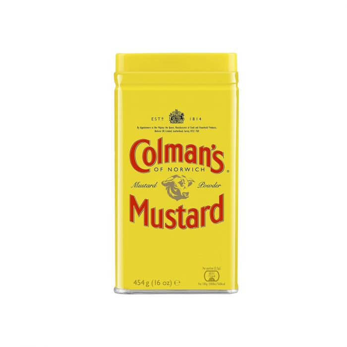 Colman's Original Senfpulver, English Mustard veganes Senfmehl ohne künstliche Zusätze  (1 Stück (1 x 454g))