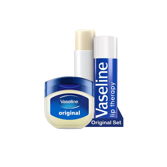 Vaseline Lip Therapy Original | Pflegender Lippenbalsam und Pflegestift Set für optimale Feuchtigkeit |  (Original Set)