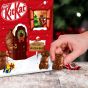 KITKAT Adventskalender mit 24 Schokoladenfiguren und Kugeln mit Knusperstückchen (10 Stück (10x208g))