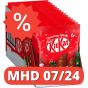 NESTLÉ KITKAT Weihnachtsmänner aus Milchschokolade (15 x 66g) [MHD 07/24]