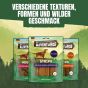 AdVENTuROS Strips Hundeleckerli fettarm, mit Hirschgeschmack 90g Beutel (6er Pack (6 x 90g))