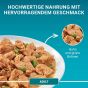 PURINA ONE Adult Katzenfutter nass zarte Stückchen in Sauce mit Huhn (1er Pack (4 x 85g))