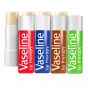 Vaseline Lip Therapy | Feuchtigkeitsspendender Lippenpflegestift 4er Set| Rosy, Original, Cocoa Butter und Aloe Vera (Lippenpflegestift 4er Set)